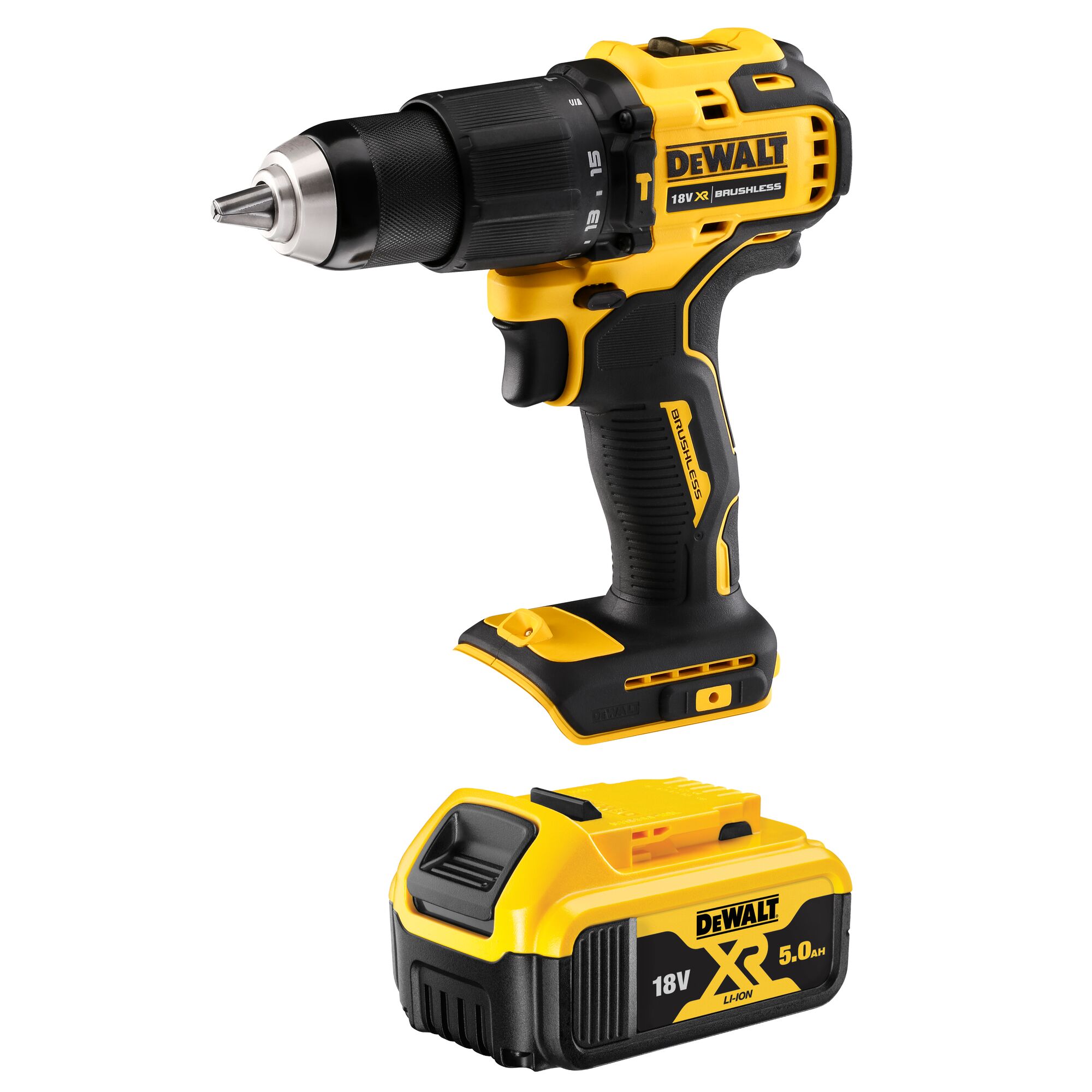 Dewalt drill 2025 with 5ah battery