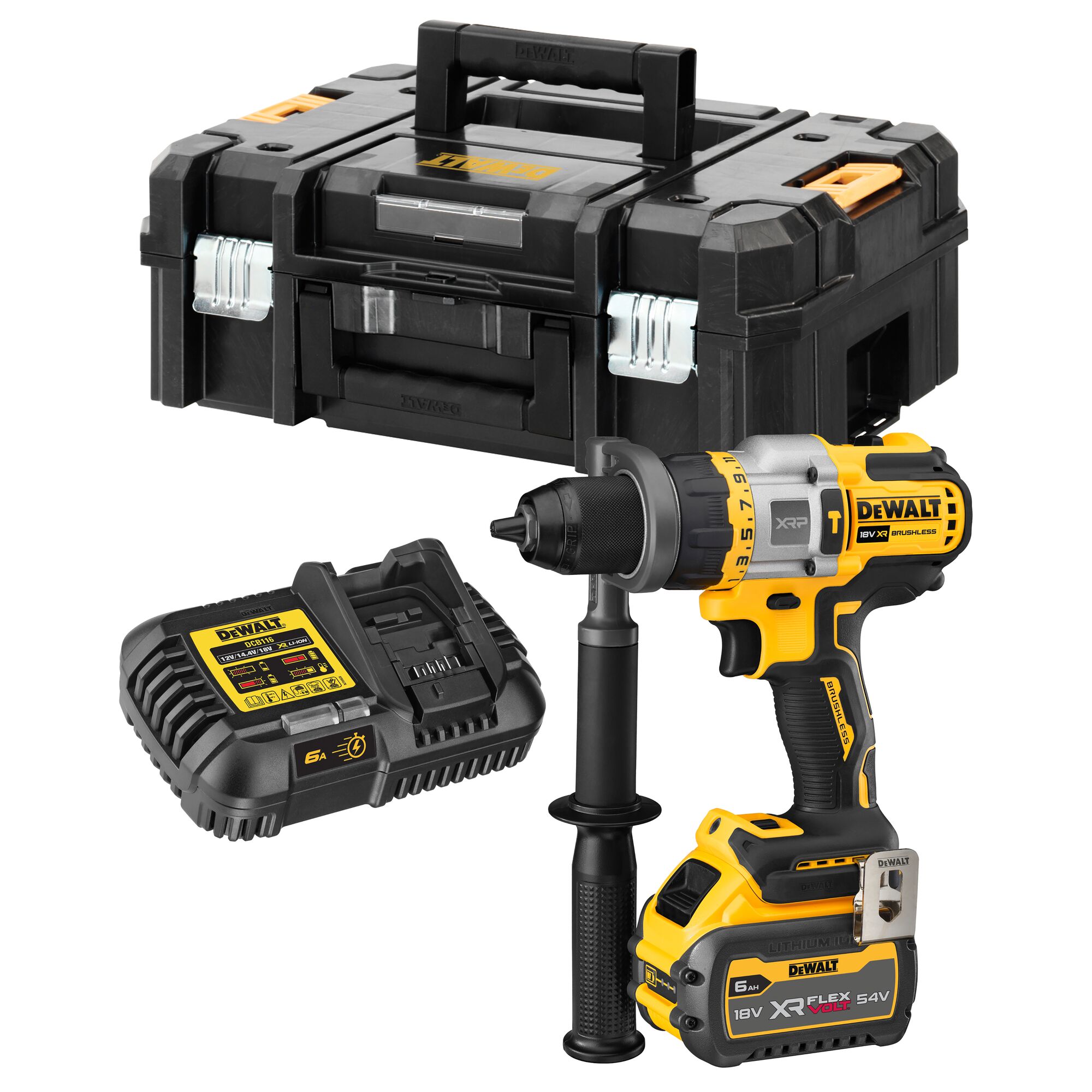 18V XR XRP Hammer Drill Driver With FLEXVOLT ADVANTAGE 1 X 6Ah