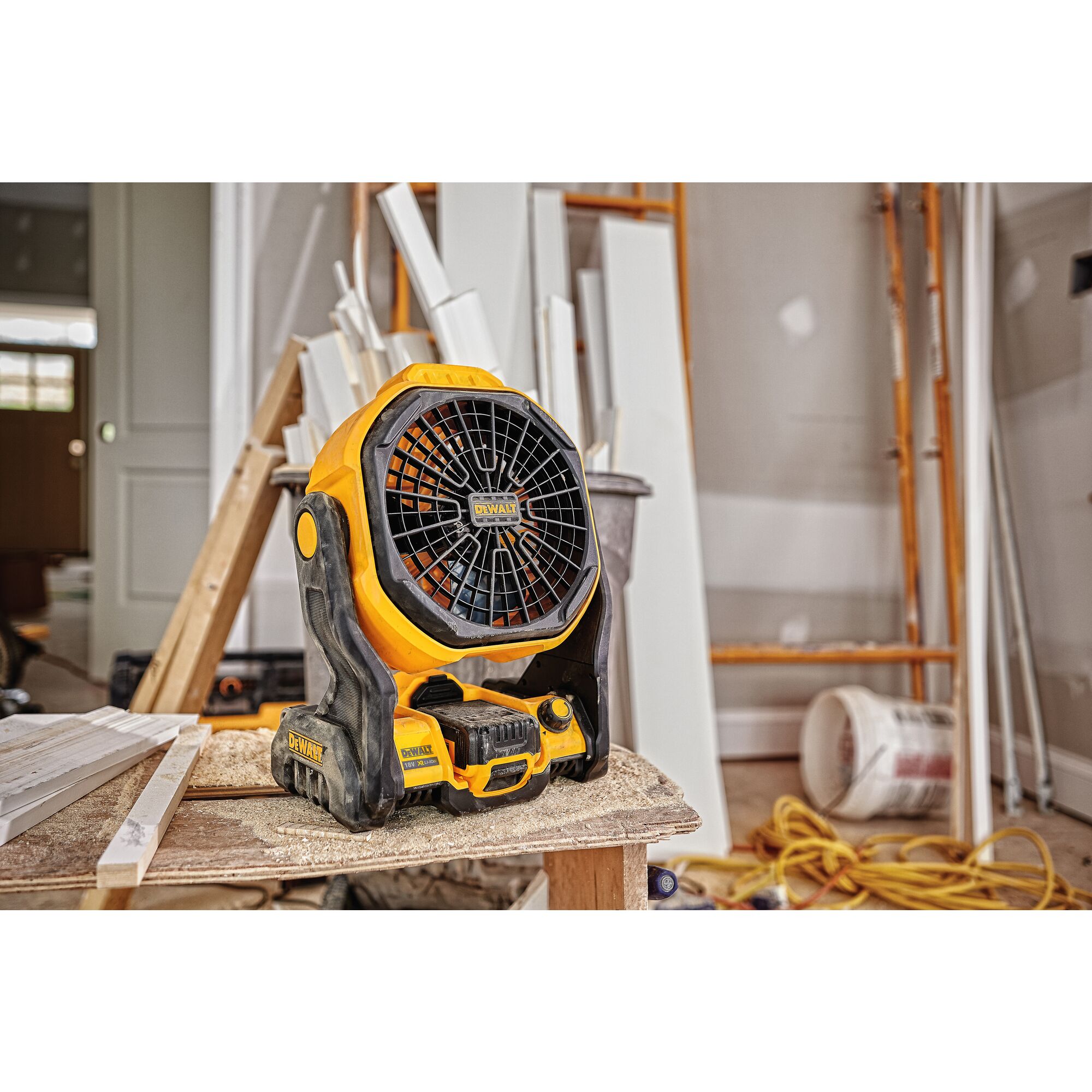 Dewalt 18 volt fan new arrivals