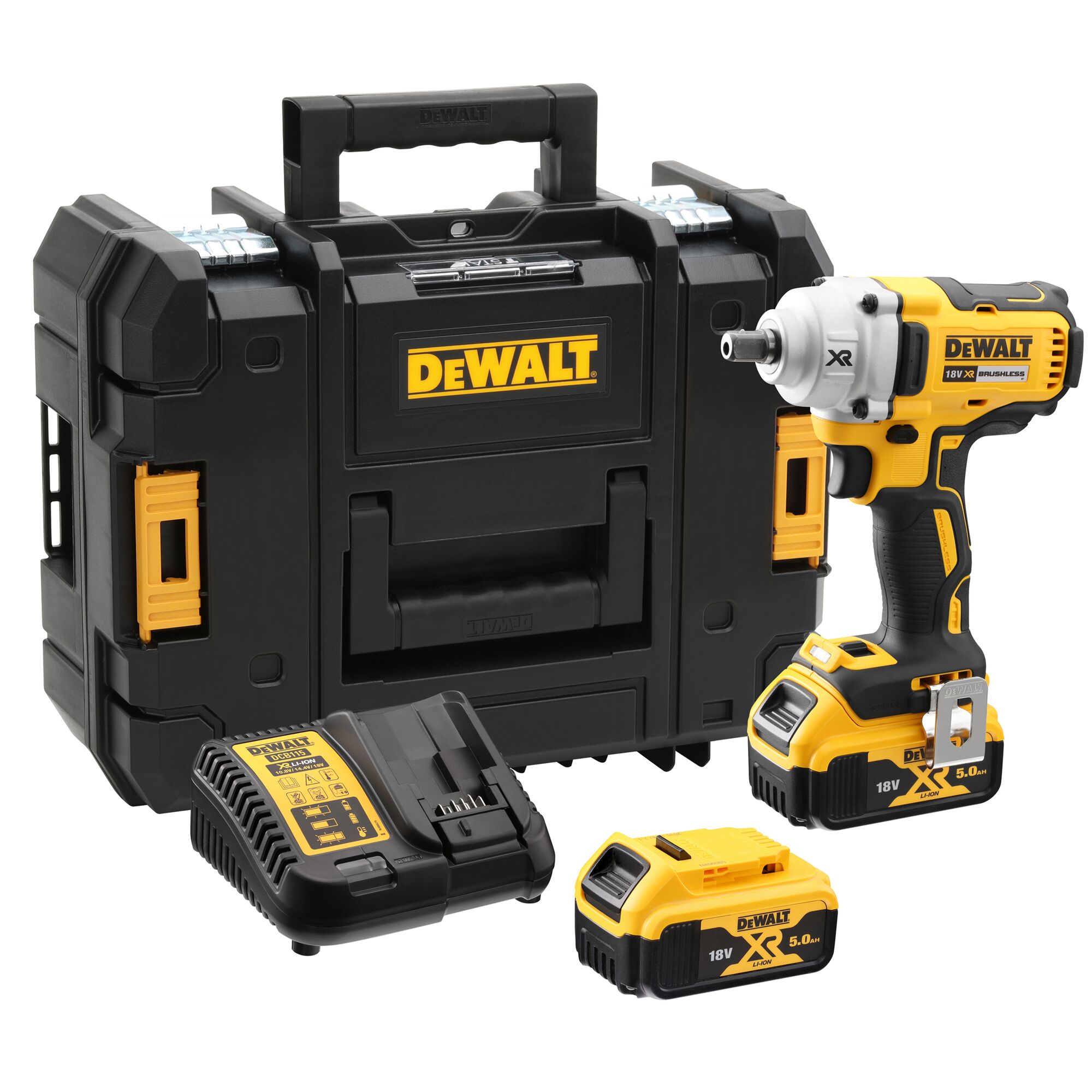 Dewalt battery deals powered impact