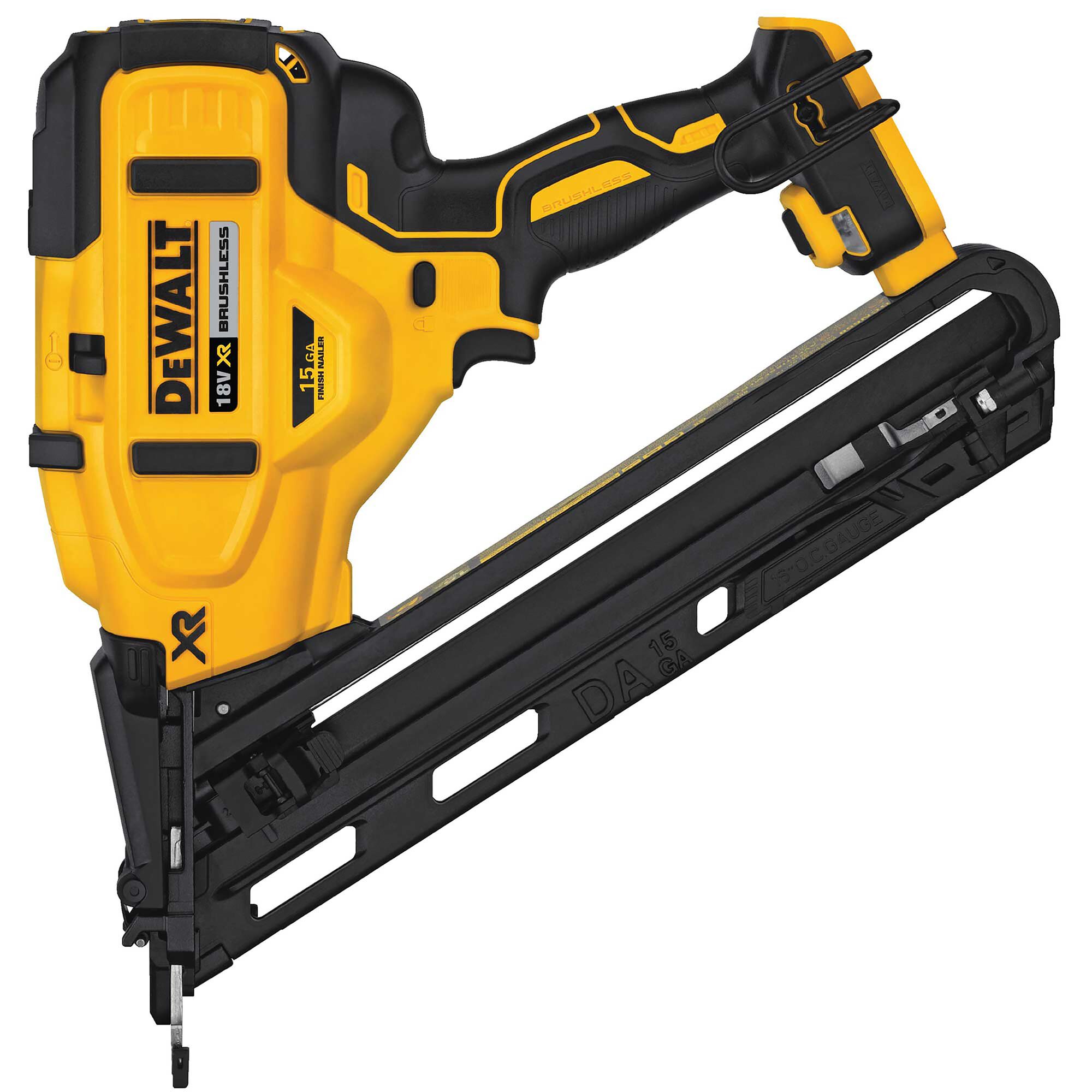 18V XR Li Ion Brushless 15Ga Second Fix Nailer Bare Unit DEWALT