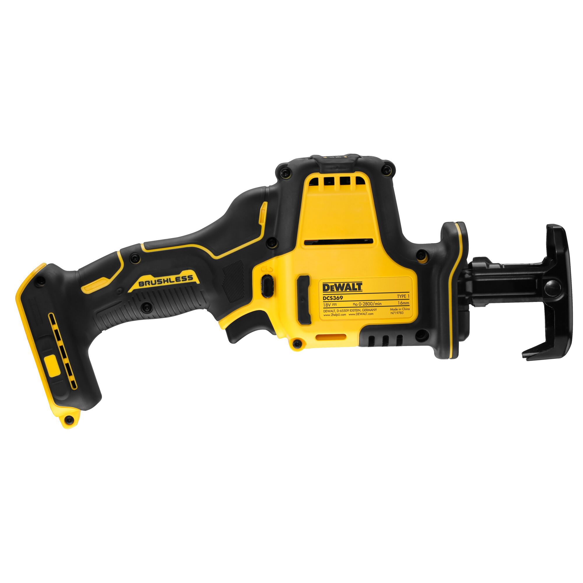 Dewalt reciprocating discount saw 18v brushless