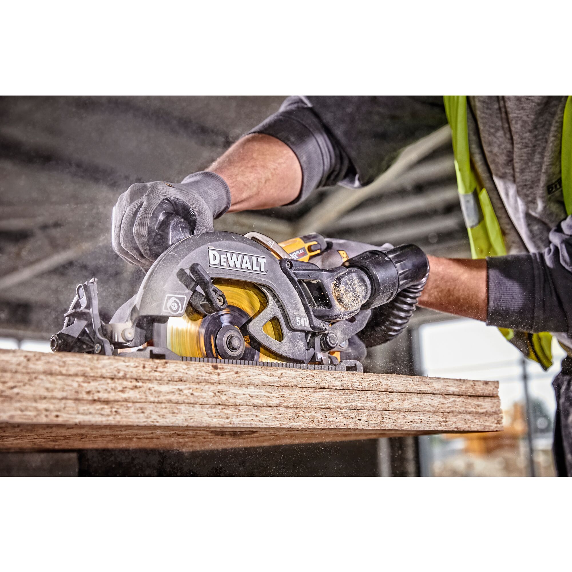 54V XR FLEXVOLT 190mm High Torque Circular Saw Bare Unit DEWALT