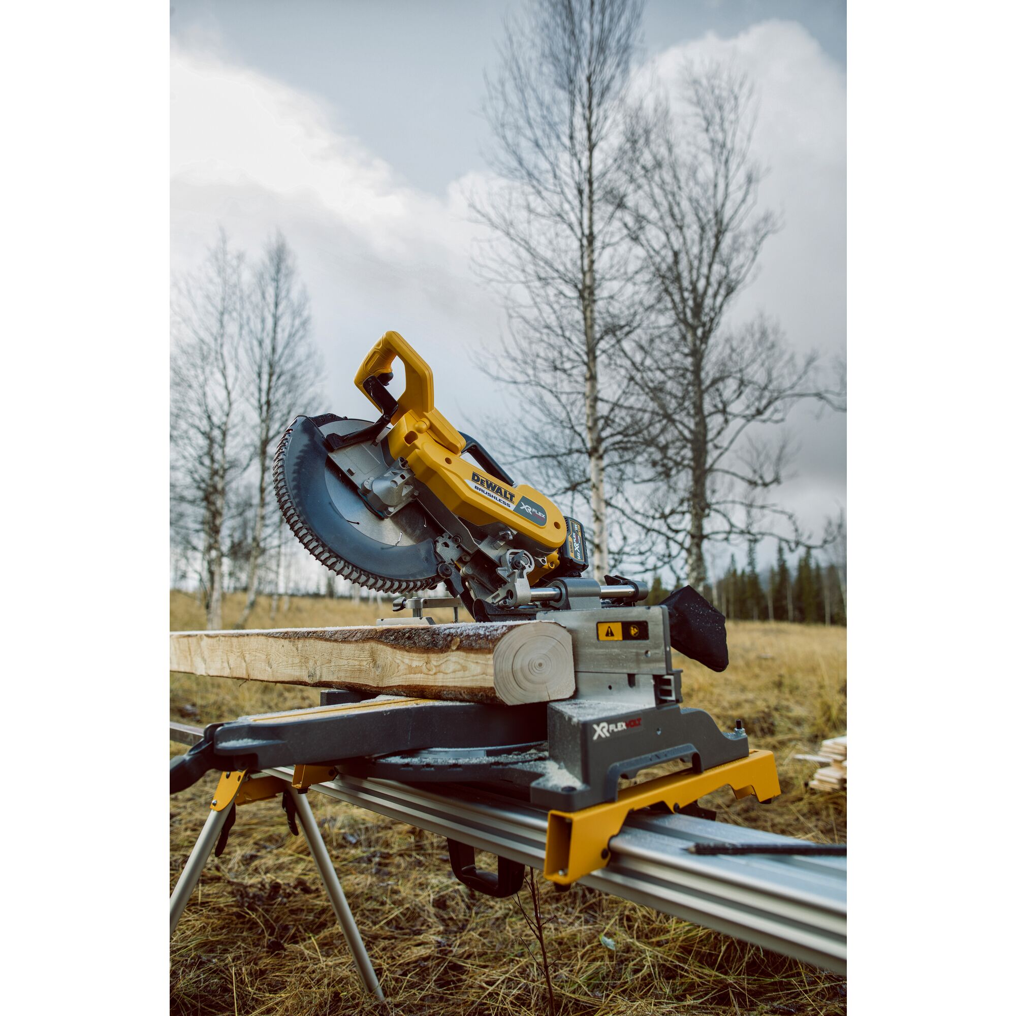 Dewalt 54v best sale drop saw