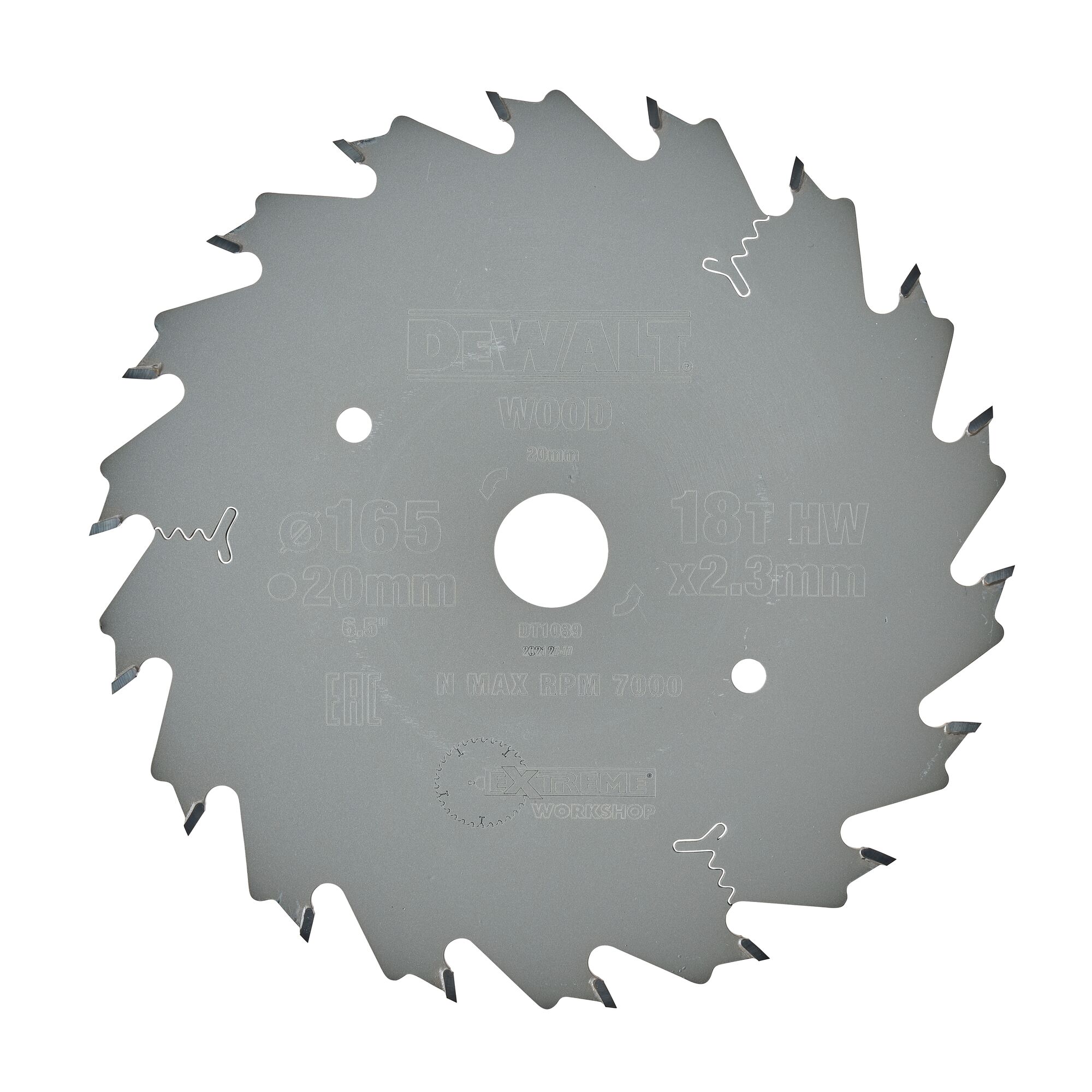 Dewalt saw blade 165mm hot sale