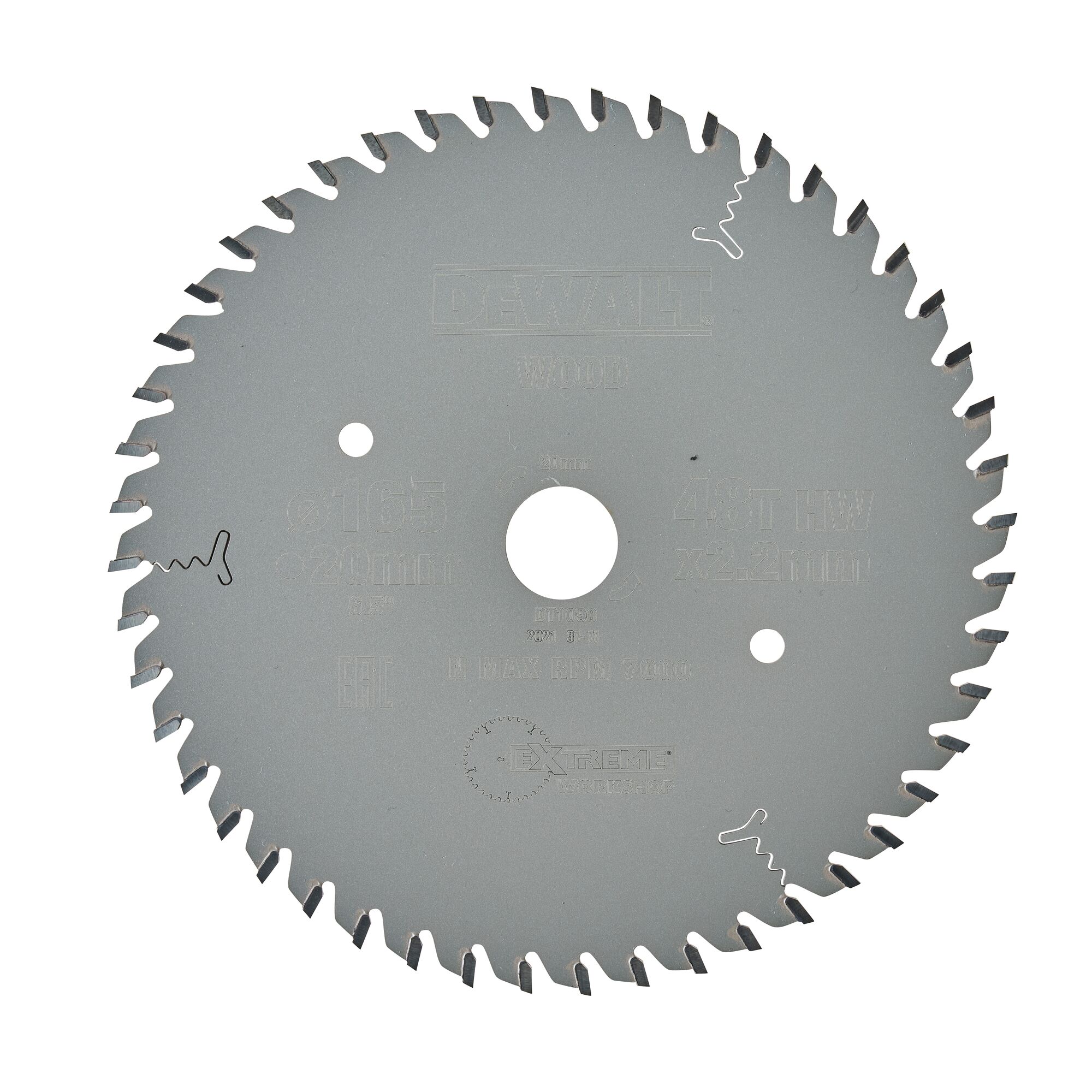 Dewalt saw blade discount 165mm