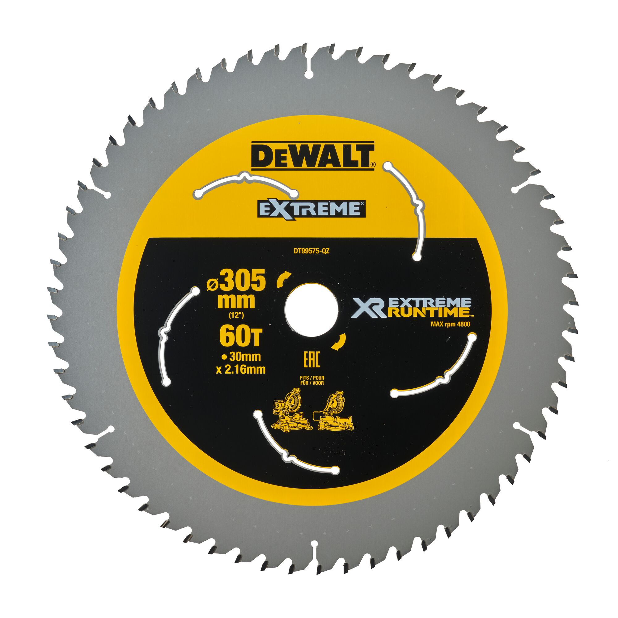 Dewalt 305mm deals mitre saw blade