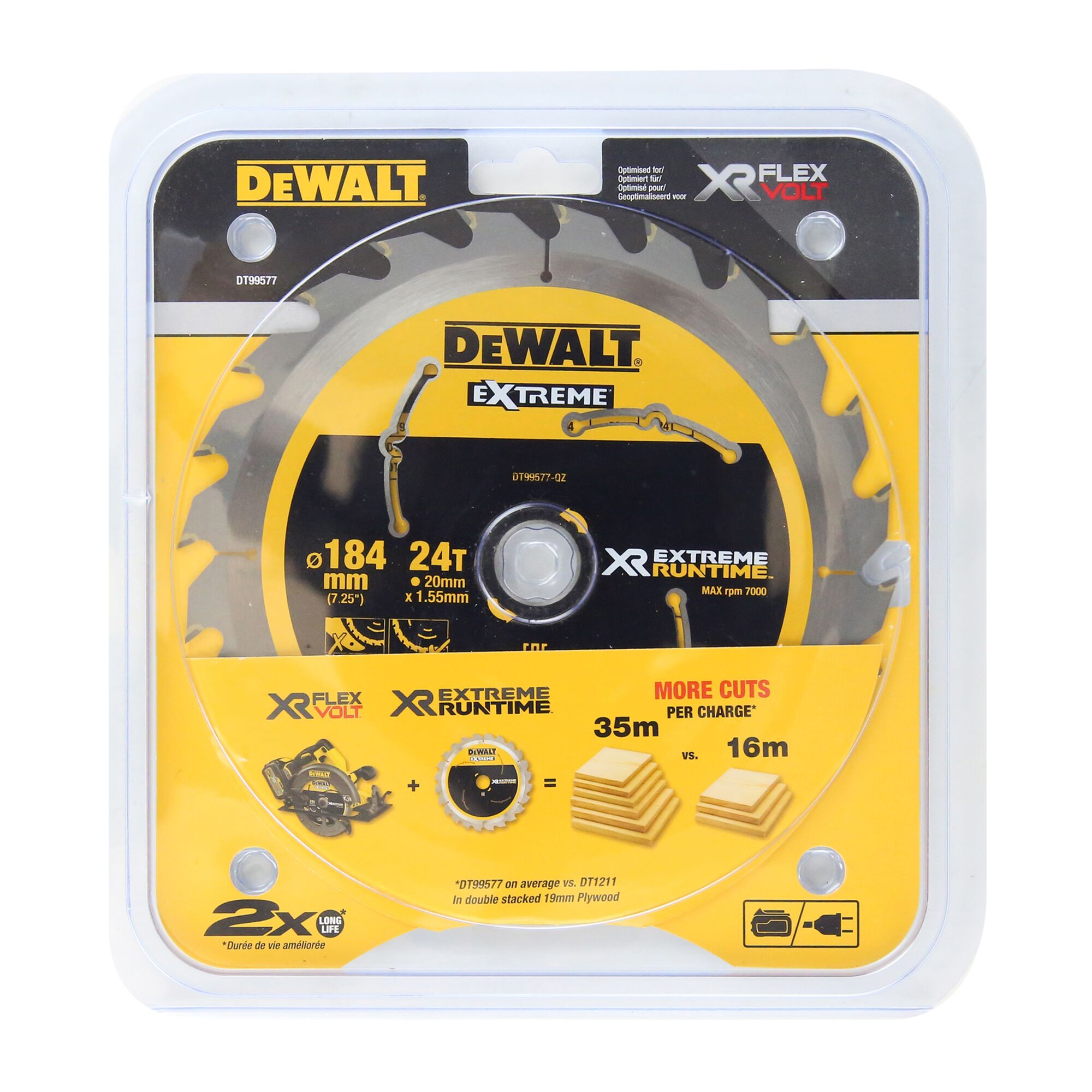 Dewalt discount 184mm blade