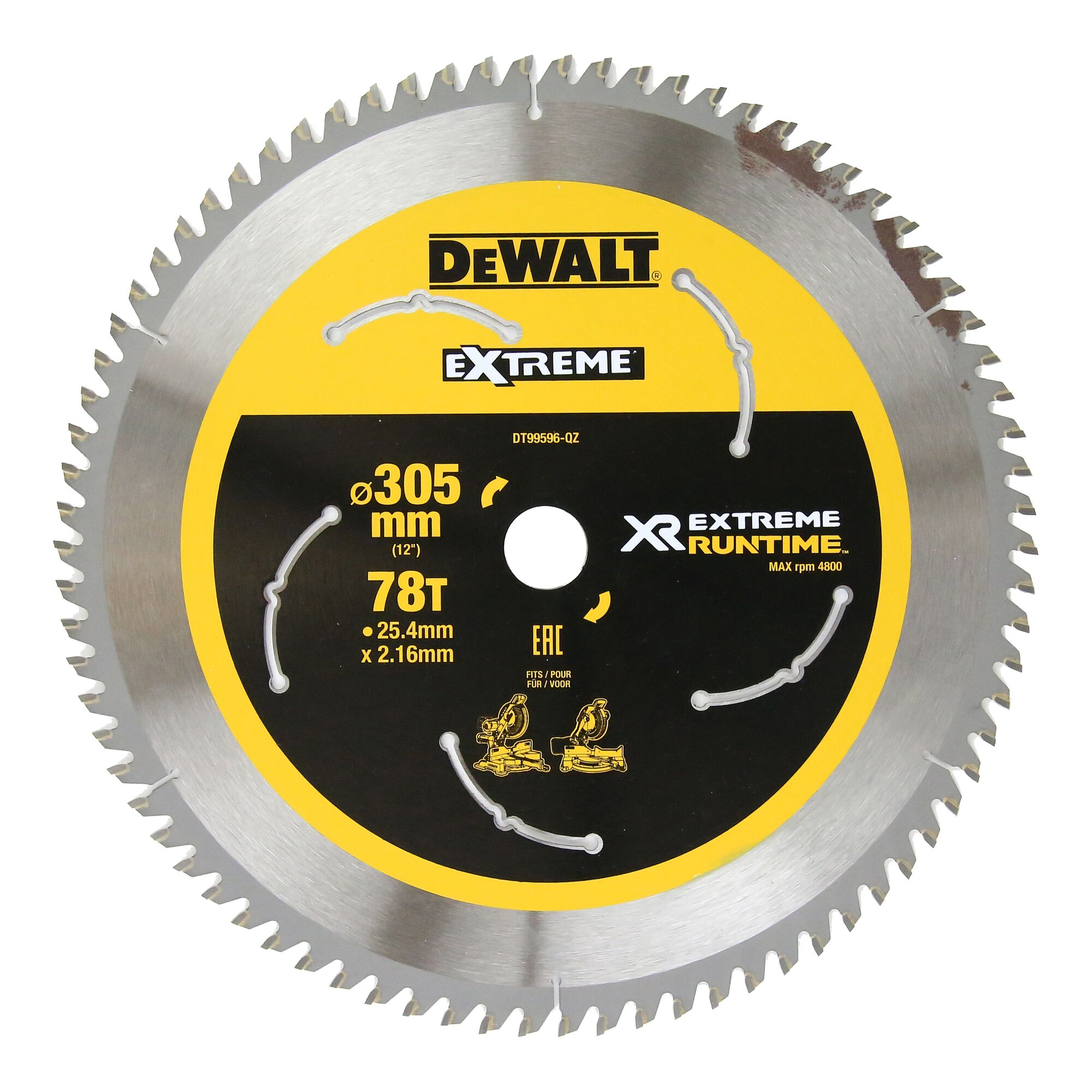 Dewalt 305mm 2025 saw blade