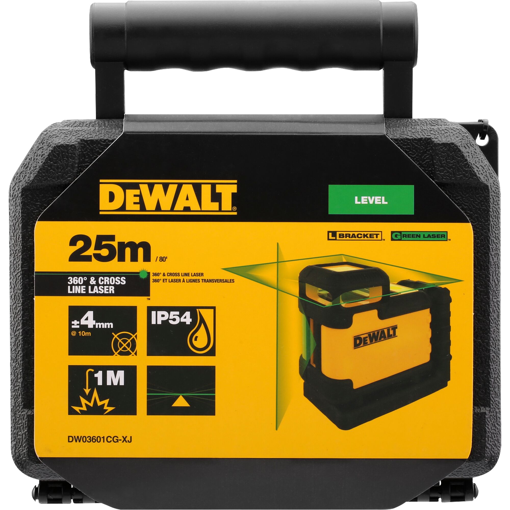 360 CROSS LINE LASER GREEN DEWALT