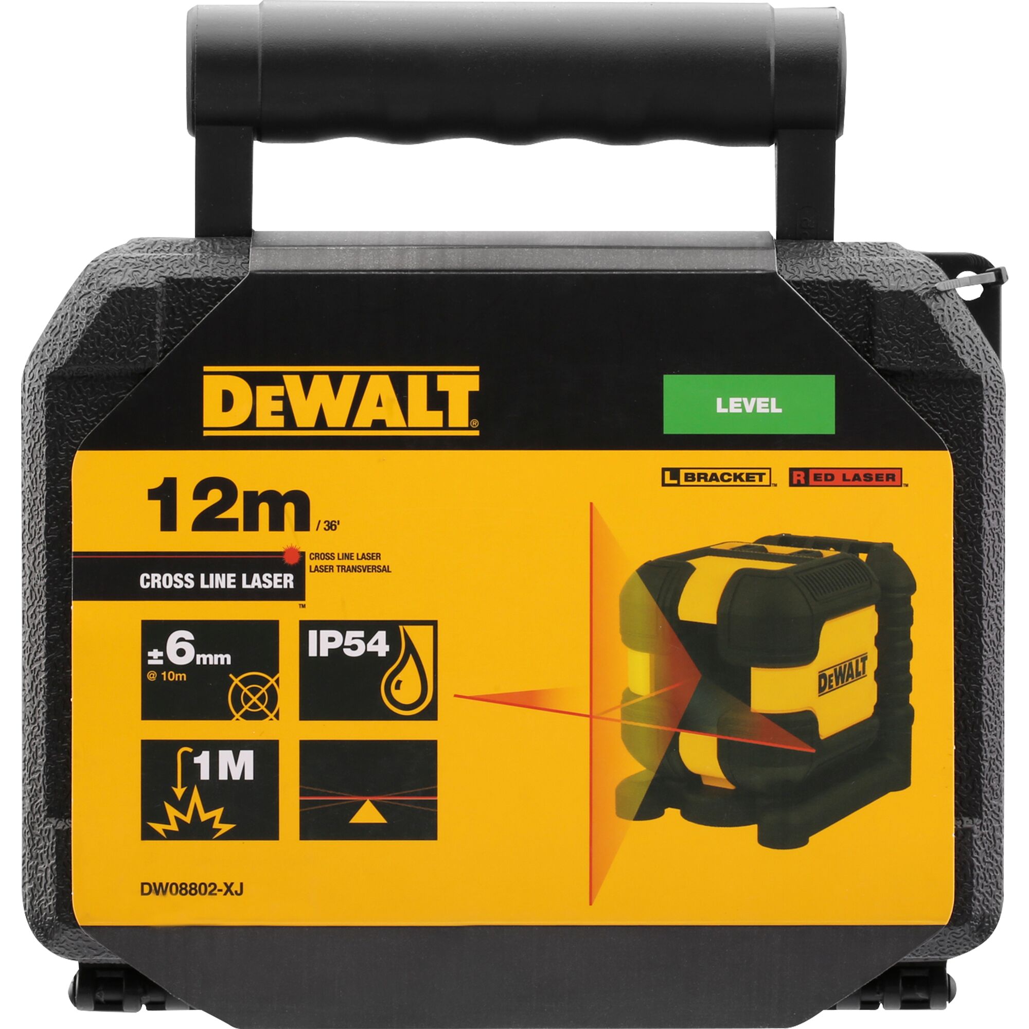 Cross Line Laser Red Beam DEWALT