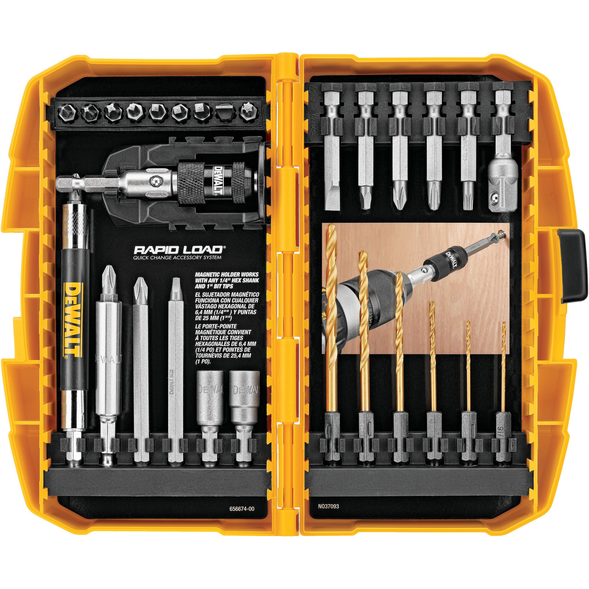 Dewalt 30 piece drill best sale bit set