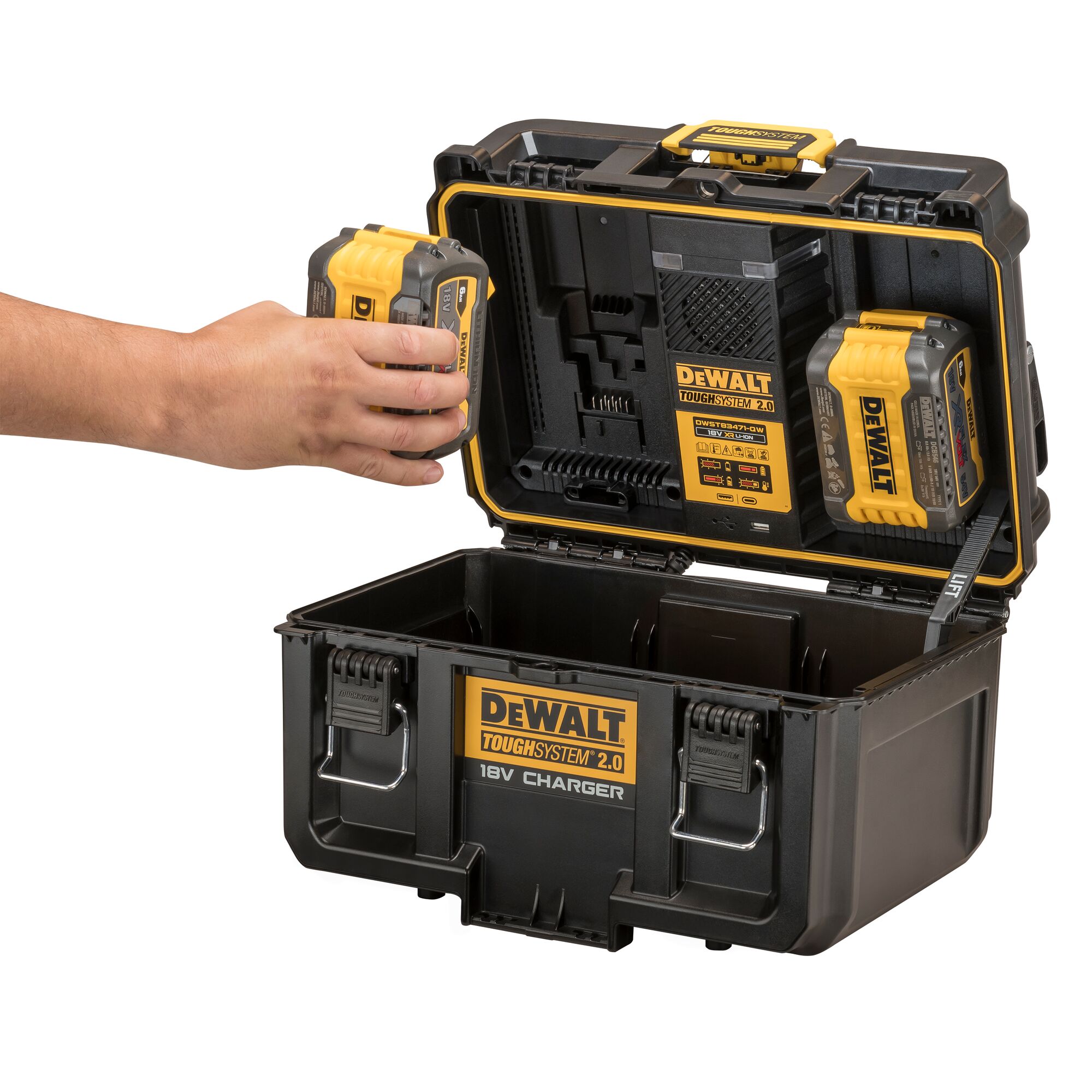 DEWALT TOUGHSYSTEM 2.0 18V Dual Port Charger DEWALT